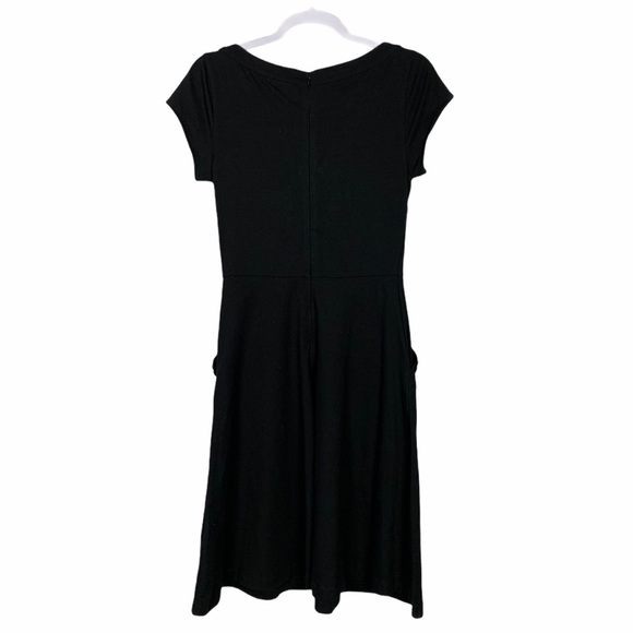 EShakti Black Large Button Front Pocket Dress NWOT - Picture 7 of 11